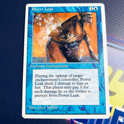 MTG - Magic the Gathering - Vintage Fourth Edition - Power Leak WOTC LP - Image 1