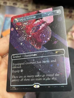 Lightning Greaves • Galaxy Foil NM / Unplayed Secret Lair 1493 • Mtg (1880) - Image 2