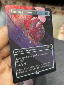 Lightning Greaves • Galaxy Foil NM / Unplayed Secret Lair 1493 • Mtg (1880) - Image 3