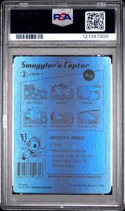 2025 MTG SECRET LAIR DROP AETHER DRIFTERS-FOIL #1968 SMUGGLER'S COPTER PSA 10 - Image 2
