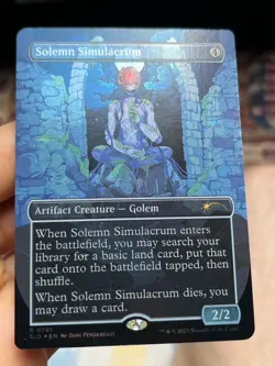 Solemn Simulacrum • Galaxy Foil NM / Unplayed Secret Lair 0791 • Mtg (2221) - Image 2