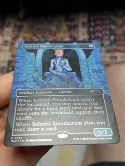 Solemn Simulacrum • Galaxy Foil NM / Unplayed Secret Lair 0791 • Mtg (2221) - Image 3
