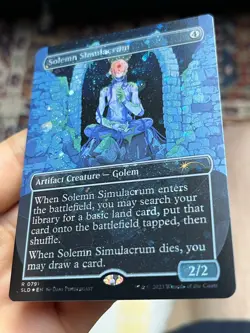 Solemn Simulacrum • Galaxy Foil NM / Unplayed Secret Lair 0791 • Mtg (2221) - Image 4