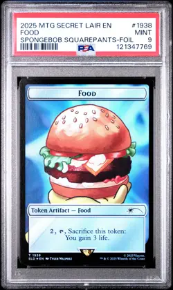 2025 MTG SECRET LAIR DROP #1938 FOOD PSA 9 - Image 1