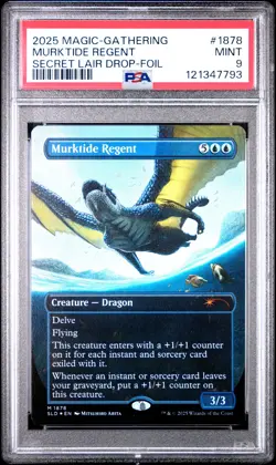 2025 MTG SECRET LAIR DROP FEATURING: MITSUHIRO ARITA-FOIL MURKTIDE REGENT PSA 9 - Image 1