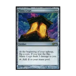 WOTC MtG Judge Promos Mana Crypt (P) (Foil) EX - Image 1