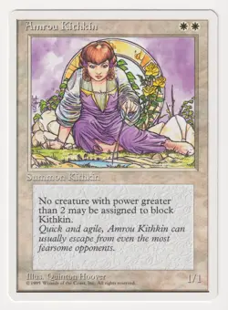 Amrou Kithkin Proof LP 4th Edition Artist Quinton Hoover 1995 WOTC MTG Magic AP! - Image 1