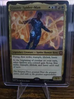 MTG 0127 M - Cosmic Spider-Man - Marvels Spiderman Set NM/M - Image 1