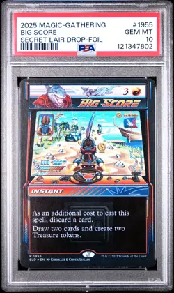 2025 MTG SECRET LAIR DROP ARCADE RACERS-FOIL #1955 BIG SCORE PSA 10 - Image 1