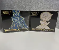 Pokemon Center Mega Evolution Gardevoir & Lucario ETB Elite Trainer Box Set of 2 - Image 1