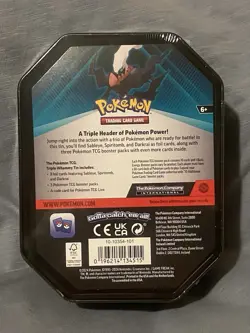 Pokemon TCG: Darkrai Collectors Tin- 3 Booster Packs- FACTORY SEALED - Image 2