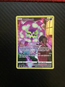 Pokemon Spiritomb TG09/TG30 Holo Rare Sword & Shield NM - Image 1