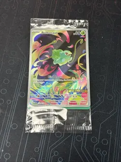 Pokemon Bulbasaur 133/132 English Mega Evolution Stamped Promo SEALED - Image 1