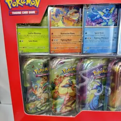 TWO Pokemon Prismatic Evolutions 8 Mini-Tins w/ Promo Cards - Costco Sets - NEW - Image 2