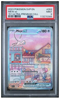 2023 POKEMON SVP EN-SV PROMO 151 ULTRA-PREMIUM COLLECTION #053 MEW EX PSA 9 - Image 1