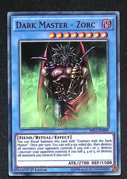 Dark Master - Zorc - MIL1-EN009 - Common - 1st Edition Yugioh - Image 1