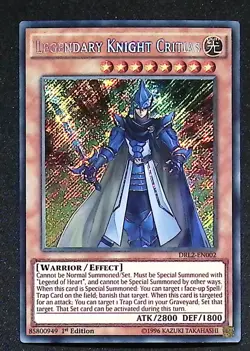 Legendary Knight Critias - DRL2-EN002 - Secret Rare - 1st Edition Yugioh - Image 1