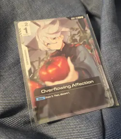 Overflowing Affection GD01-118 Newtype Challenge Gundam Card Game Promo Foil - Image 1