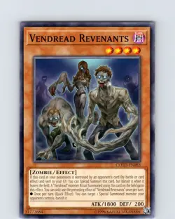 Yu-Gi-Oh TCG Vendread Revenants COTD-EN083 Unlimited Regular Common Card NM - Image 1