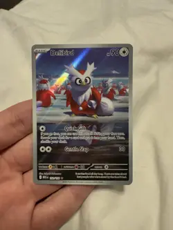 Pokemon Delibird 152/132 Mega Evolution Illustration Rare Card NM - Image 1