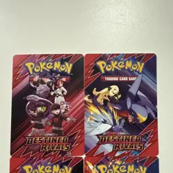 Destined Rivals Build Battle Prerelease Pack Art Trainer Tip Cards (4) - Image 2