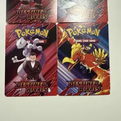 Destined Rivals Build Battle Prerelease Pack Art Trainer Tip Cards (4) - Image 3