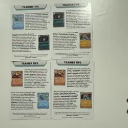Destined Rivals Build Battle Prerelease Pack Art Trainer Tip Cards (4) - Image 4
