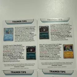 Destined Rivals Build Battle Prerelease Pack Art Trainer Tip Cards (4) - Image 5