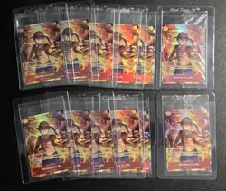 12 Sealed Promo Card One Piece TCG Treasure Booster Monkey D Luffy ST10-006 SR - Image 1