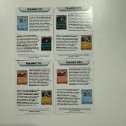Destined Rivals Build Battle Prerelease Pack Art Trainer Tip Cards (4) - Image 2