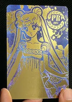 Usagi Tsukino Sailor Moon Gold Foil Trading Card Rare from Japan F/S Anime Manga - Image 1
