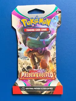 POKEMON.SCARLET & VIOLET, PALDEA EVOLVED TRADING CARD PACK -:- IN NEW CONDITION. - Image 1