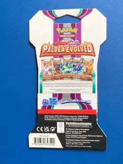 POKEMON.SCARLET & VIOLET, PALDEA EVOLVED TRADING CARD PACK -:- IN NEW CONDITION. - Image 2