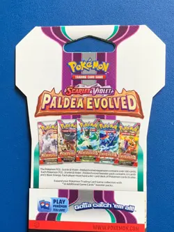 POKEMON.SCARLET & VIOLET, PALDEA EVOLVED TRADING CARD PACK -:- IN NEW CONDITION. - Image 4