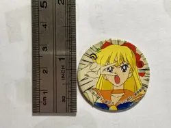 Sailor Venus Sailor Moon Anime Cartoon Retro Bandai Japan Menko Card Anime cute - Image 2