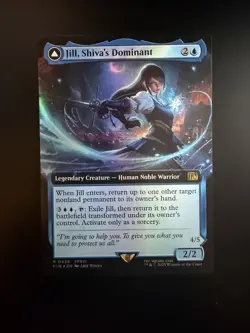 MTG Final Fantasy English Jill, Shiva's Dominant Extended Art 0438 Foil - Image 1