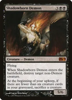 MTG | Shadowborn Demon [Magic 2014] Near Mint - Image 1