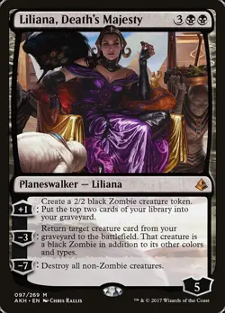 MTG | Liliana, Death's Majesty [Amonkhet] Near Mint - Image 1
