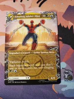 2025 MTG Spider-man Peter Parker/Amazing Spider-Man 10 Mythical Creature 0208 - Image 2