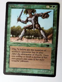 Magic the Gathering Gaea's Avenger Antiquities MP Moderate Play condition - Image 1
