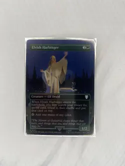 Elvish Harbinger (Borderless) Commander: the Lord of the Rings: Foil - Image 1