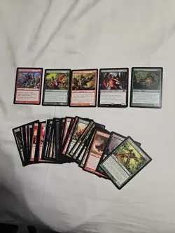 MTG Commander Staples Lot - Prossh Jund Tokens & Sacrifice - Sol Ring, Avenger - Image 1