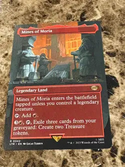 MINES OF MORIA Magic MTG Lord of the Rings LOTR Borderless - Image 1