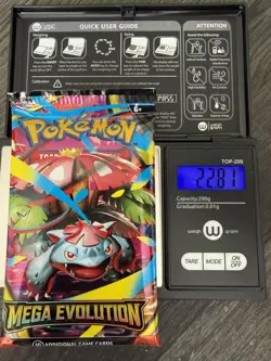 Heavy 22.81! Pokemon TCG Mega Evolutions Base Pack Sealed! SIRU Demi-God PackU! - Image 1