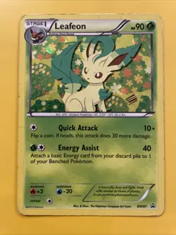 Pokemon TCG Leafeon BW87 Black & White Holo Promo - Image 1