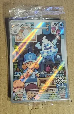 Vanillish 190/182 Pokemon SV04: Paradox Rift (Holiday Calendar Stamp) Sealed - Image 1