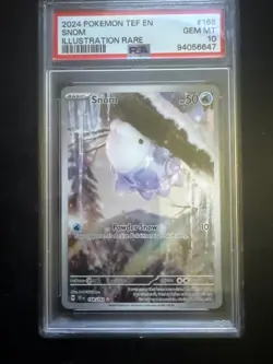 Snom #168/162 PSA 10 Gem Mint 2024 Pokemon SV Temporal Forces TEF EN - Image 1