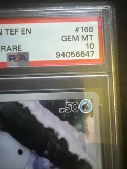 Snom #168/162 PSA 10 Gem Mint 2024 Pokemon SV Temporal Forces TEF EN - Image 4