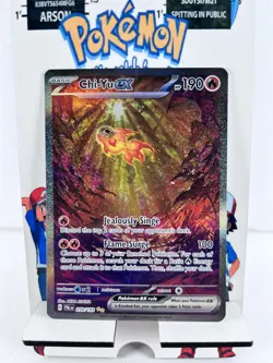 PALDEA EVOLVED CHI-YU EX 259/193 POKEMON SPECIAL ILLUSTRATION RARE NM - Image 2