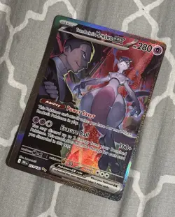 Pokemon Team Rockets Mewtwo EX SIR 231/182 NM Destined Rivals - 🔥 - Image 2